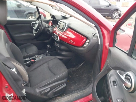 2016 FIAT 500X Easy with VIN ZFBCFYBT3GP390680, listed as a IAAI auction lot 41824031 with 105902 miles. Bid and sale history available at carsss.com. Image 5.