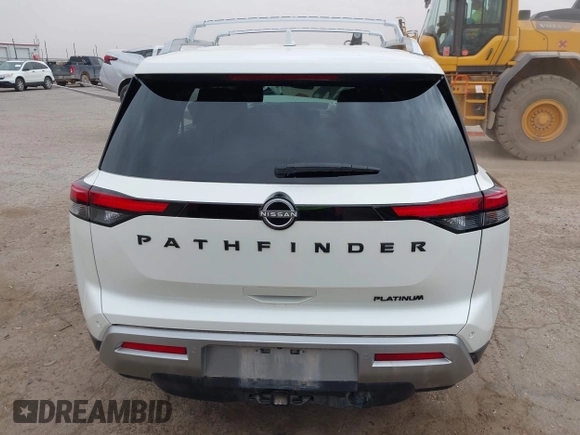 2024 Nissan Pathfinder Platinum with VIN 5N1DR3DG7RC302926, listed as a IAAI auction lot 41706681 with 4,146 mi miles. Bid and sale history available at carsss.com. Image 16.