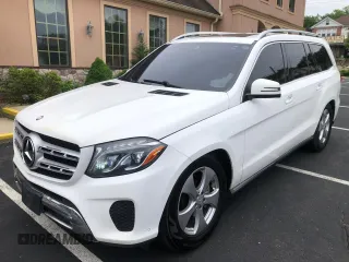 2017 Mercedes-Benz GLS 450 z VIN 4JGDF6EE0HA814125, wystawiony jako Copart lot #57616885 z przebiegiem 149 979 mil mil oraz Czysty tytuł • Clean title. Historia ofert i sprzedaży dostępna na DreamBid. Obrazek 1.