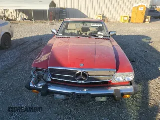 1988 Mercedes-Benz 560 Series 560SL with VIN WDBBA48D8JA086821, listed as a Copart auction lot 46036055 with 147,920 mi miles and Salvage Title. Bid and sale history available at carsss.com. Image 5.