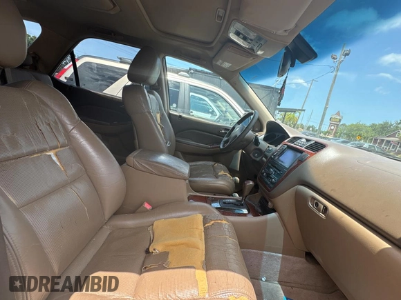 2004 Acura MDX Touring with VIN 2HNYD18954H530413, listed as a Copart auction lot 57705325 with 207,938 mi miles and Clean title. Bid and sale history available at DreamBid. Image 5.
