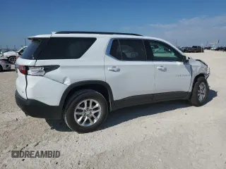 2021 Chevrolet Traverse LT Cloth with VIN 1GNERGKW0MJ123150, listed as a Copart auction lot 66660033 with 55,684 mi miles. Bid and sale history available at carsss.com. Image 3.