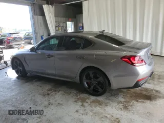 2020 Genesis G70 3.3T with VIN KMTG34LE4LU059720, listed as a Copart auction lot 69063424 with 28,902 mi miles and Salvage Title. Bid and sale history available at carsss.com. Image 2.