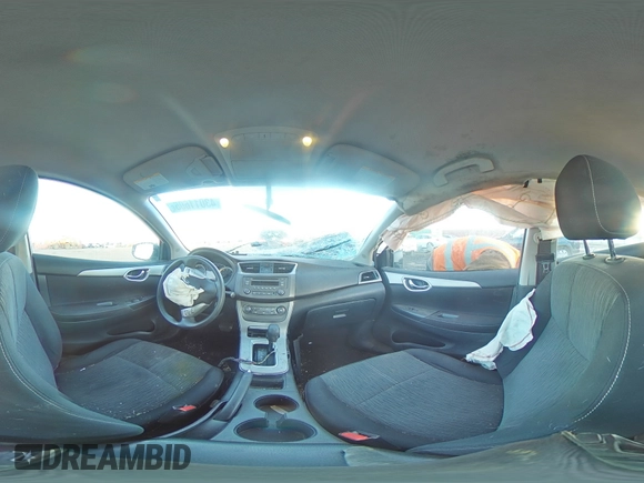 2014 Nissan Sentra SV with VIN 3N1AB7AP9EL663650, listed as a Copart auction lot 43011605 with Not Provided miles and Salvage Title. Bid and sale history available at DreamBid. Image 12.