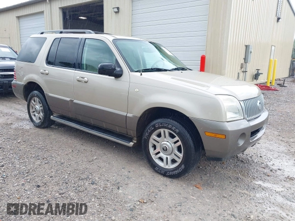 2004 Mercury Mountaineer Convenience with VIN 4M2ZU86KX4UJ13689, listed as a IAAI auction lot 42525764 with 230,991 mi miles and . Bid and sale history available at DreamBid. Image 1.