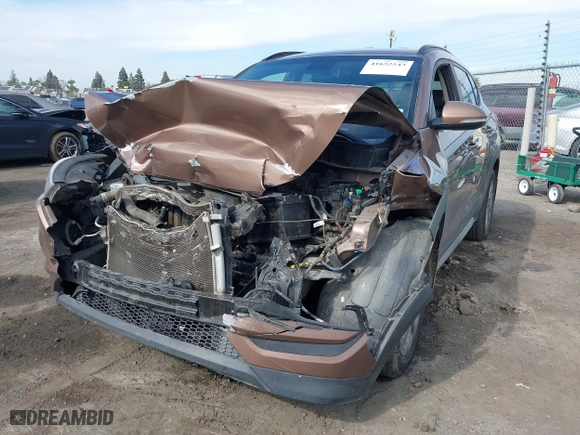 2017 Hyundai Tucson SE Plus with VIN KM8J33A45HU443937, listed as a IAAI auction lot 41652543 with 127,332 mi miles. Bid and sale history available at carsss.com. Image 18.