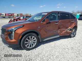2019 Cadillac XT4 FWD Premium Luxury z VIN 1GYFZCR41KF142472, wystawiony jako Copart lot #53612275 z przebiegiem 86 600 mil mil oraz Szkody całkowita. Historia ofert i sprzedaży dostępna na DreamBid. Obrazek 1.