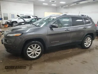 2016 Jeep Cherokee Limited z VIN 1C4PJMDS4GW202068, wystawiony jako Copart lot #54392365 z przebiegiem 109 897 mil mil oraz Czysty tytuł • Clean title. Historia ofert i sprzedaży dostępna na DreamBid. Obrazek 1.