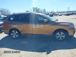 2017 Nissan Pathfinder Platinum with VIN 5N1DR2MN1HC608477, listed as a IAAI auction lot 41744400 with 137,974 mi miles. Bid and sale history available at carsss.com. Image 13.