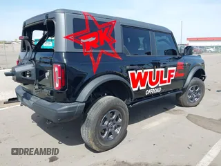 2024 Ford Bronco Badlands with VIN 1FMEE9BP7RLA35583, listed as a IAAI auction lot 41905835 with 11,260 mi miles. Bid and sale history available at carsss.com. Image 4.