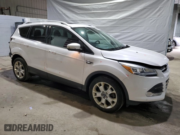 2016 Ford Escape Titanium with VIN 1FMCU9J93GUB78230, listed as a Copart auction lot 51661025 with 98,515 mi miles and Salvage Title. Bid and sale history available at DreamBid. Image 4.