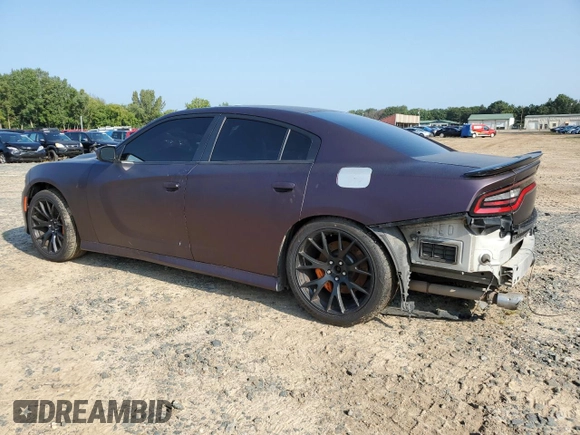 2019 Dodge Charger SRT Hellcat with VIN 2C3CDXL95KH598366, listed as a Copart auction lot 68526184 with 82,679 mi miles and Salvage Title. Bid and sale history available at DreamBid. Image 2.