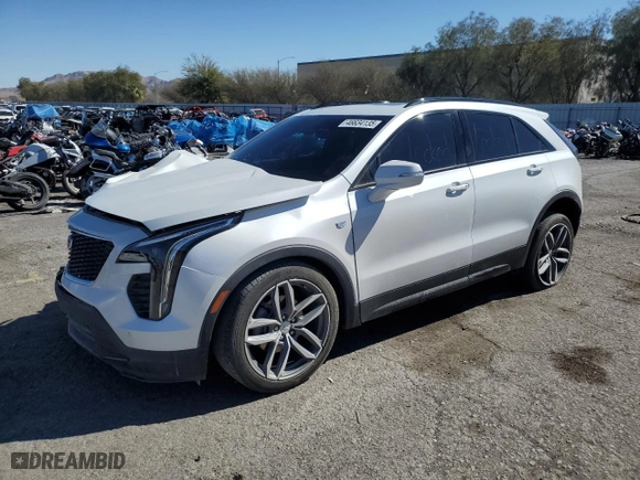 2023 Cadillac XT4 FWD Sport with VIN 1GYFZER44PF158670, listed as a Copart auction lot 46634135 with 22,393 mi miles and Salvage Title. Bid and sale history available at carsss.com. Image 1.