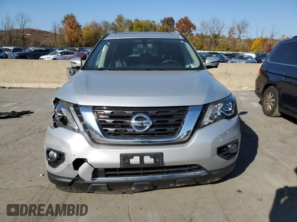 2020 Nissan Pathfinder Platinum with VIN 5N1DR2DMXLC635273, listed as a Copart auction lot 77443424 with 40,292 mi miles and Salvage Title. Bid and sale history available at carsss.com. Image 5.