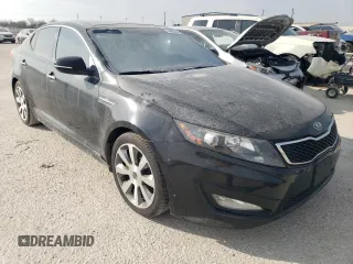 2013 Kia Optima SX with VIN 5XXGR4A65DG229079, listed as a Copart auction lot 46620134 with 154,977 mi miles and Salvage Title. Bid and sale history available at carsss.com. Image 4.