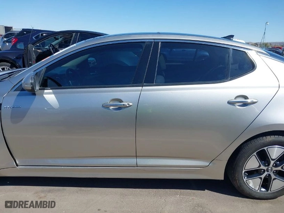 2013 Kia Optima Hybrid EX with VIN KNAGM4AD0D5039155, listed as a IAAI auction lot 41831579 with NaN miles. Bid and sale history available at carsss.com. Image 14.