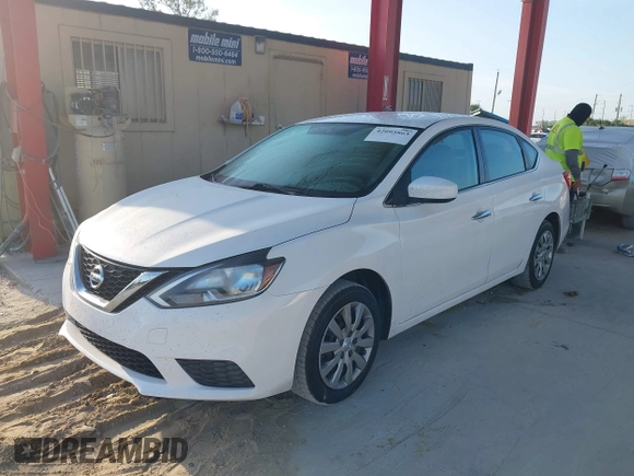 2016 Nissan Sentra S with VIN 3N1AB7AP9GL665997, listed as a IAAI auction lot 42095863 with 96,919 mi miles. Bid and sale history available at carsss.com. Image 2.