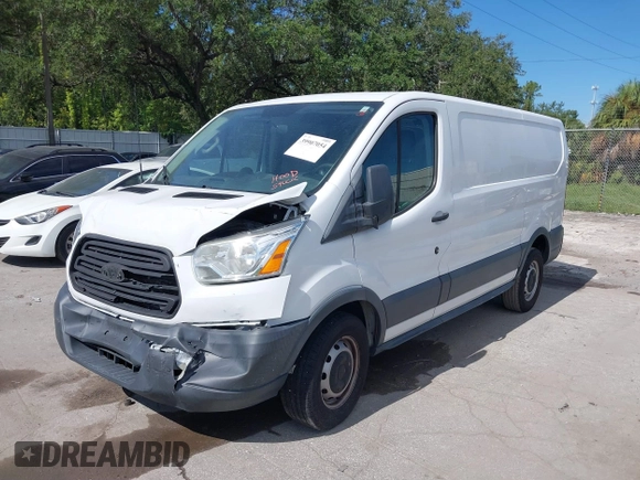 2015 Ford Transit Cargo with VIN 1FTNE1ZM2FKA78621, listed as a IAAI auction lot 41654632 with 234,709 mi miles and . Bid and sale history available at carsss.com. Image 2.