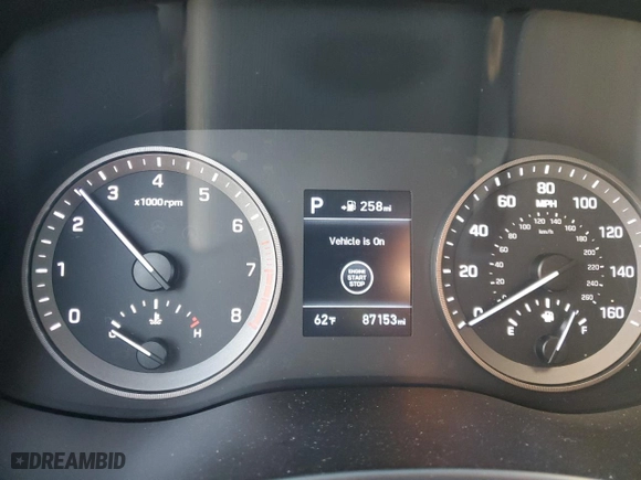 2020 Hyundai Tucson Value with VIN KM8J3CA40LU121487, listed as a Copart auction lot 44593685 with 87,153 mi miles and Salvage Title. Bid and sale history available at carsss.com. Image 9.