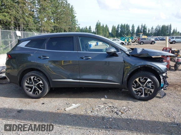 2023 Kia Sportage EX with VIN KNDPVCAGXP7091731, listed as a IAAI auction lot 42551355 with 29,448 mi miles and . Bid and sale history available at DreamBid. Image 13.