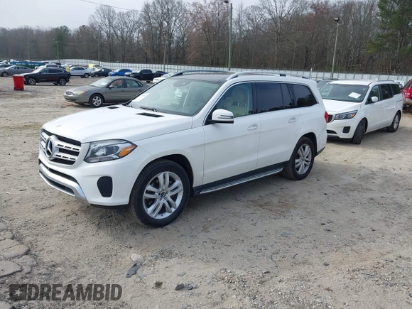 2018 Mercedes-Benz GLS with VIN 4JGDF6EE9JB077331, listed as a IAAI auction lot 41795143 with 99,148 mi miles. Bid and sale history available at carsss.com. Image 17.