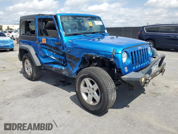 2016 Jeep Wrangler Sport с VIN 1C4AJWAG8GL287256, выставлен на аукционе Copart как лот 55766125 с пробегом 76 601 миль миль и Списание • Salvage title. История ставок и продаж доступна на DreamBid. Изображение 4.