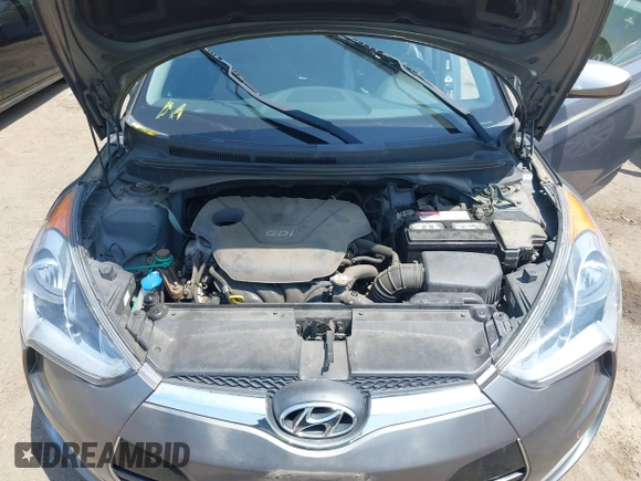 2013 Hyundai Veloster w/Gray Int with VIN KMHTC6AD5DU132237, listed as a IAAI auction lot 42268005 with 84,646 mi miles and . Bid and sale history available at DreamBid. Image 10.