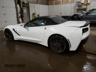 2014 Chevrolet Corvette Z51 1LT with VIN 1G1YH3D75E5125020, listed as a Copart auction lot 62098074 with 63,835 mi miles and Non Repairable. Bid and sale history available at carsss.com. Image 2.