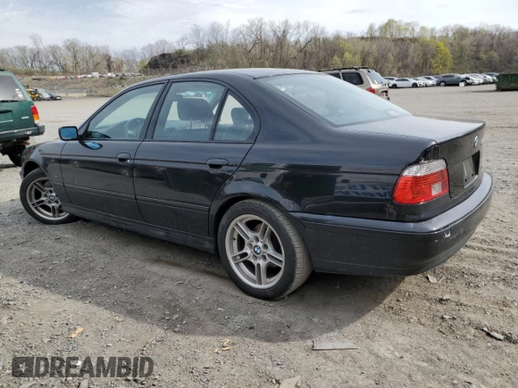 2002 BMW 5 Series 540iA with VIN WBADN63432GN85541, listed as a Copart auction lot 53723715 with 0 mi miles and Salvage Title. Bid and sale history available at carsss.com. Image 2.