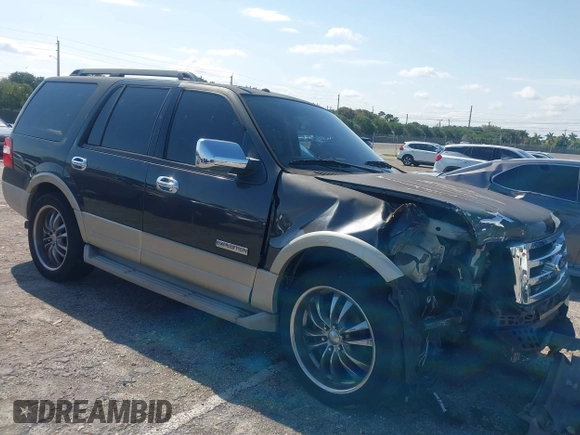 2007 Ford Expedition Eddie Bauer с VIN 1FMFU17587LA26789, выставлен на аукционе IAAI как лот 41996796 с пробегом 163 159 миль миль и . История ставок и продаж доступна на DreamBid. Изображение 1.