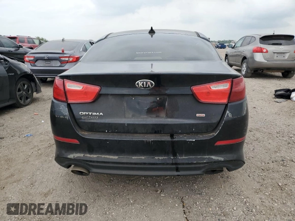 2014 Kia Optima EX with VIN 5XXGN4A72EG339691, listed as a Copart auction lot 53872025 with Not Provided miles and Clean Title. Bid and sale history available at carsss.com. Image 6.