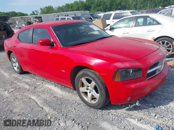 2010 Dodge Charger SXT with VIN 2B3CA3CV8AH247400, listed as a IAAI auction lot 42079402 with 197,126 mi miles. Bid and sale history available at carsss.com. Image 1.