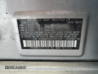 2011 Subaru Legacy Premium Power Moon z VIN 4S3BMBG6XB3264766, wystawiony jako Copart lot #55215065 z przebiegiem 96 980 mil mil oraz Szkoda całkowita • Salvage title. Historia ofert i sprzedaży dostępna na DreamBid. Obrazek 13.