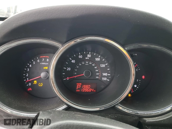 2012 Kia Sorento LX with VIN 5XYKTDA69CG295169, listed as a Copart auction lot 49184155 with 139,684 mi miles and Salvage Title. Bid and sale history available at DreamBid. Image 9.