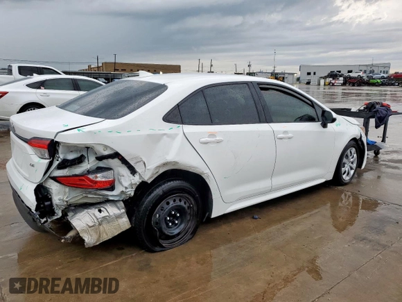 2023 Toyota Corolla LE z VIN 5YFB4MDE0PP015995, wystawiony jako Copart lot #55266705 z przebiegiem 57 339 mil mil oraz Szkoda całkowita • Salvage title. Historia ofert i sprzedaży dostępna na DreamBid. Obrazek 3.