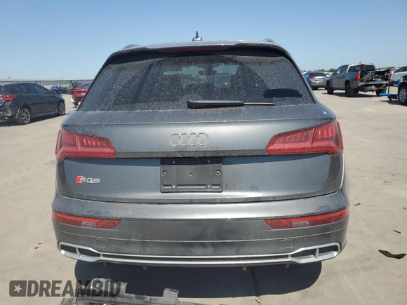 2019 Audi SQ5 Premium Plus with VIN WA1B4AFY1K2086906, listed as a Copart auction lot 71392894 with 111,327 mi miles and Salvage Title. Bid and sale history available at DreamBid. Image 6.