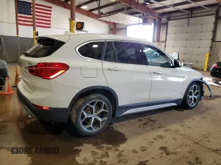 2017 BMW X1 xDrive28i with VIN WBXHT3C36H5F76388, listed as a Copart auction lot 48435305 with 51,841 mi miles and Salvage title. Bid and sale history available at DreamBid. Image 3.