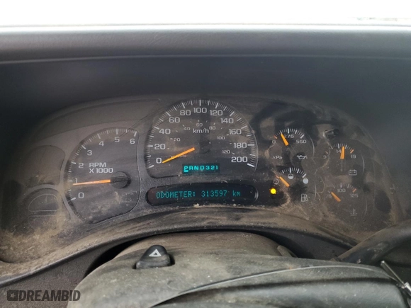 2004 Chevrolet Tahoe LT with VIN 1GNEK13T64J275312, listed as a Copart auction lot 50690365 with 313,597 mi miles and Clean Title. Bid and sale history available at carsss.com. Image 9.