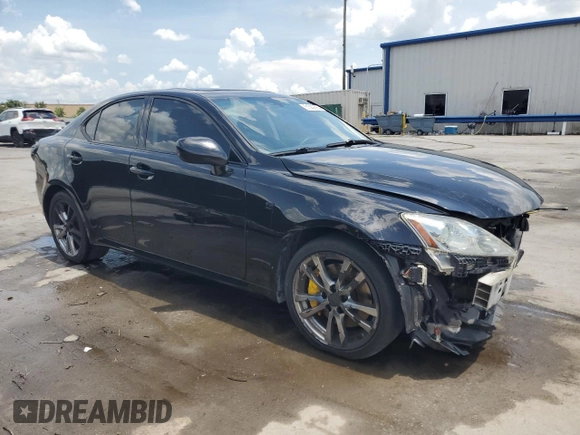 2008 Lexus IS 350 with VIN JTHBE262082013571, listed as a Copart auction lot 61582565 with 106,857 mi miles and Salvage title. Bid and sale history available at DreamBid. Image 4.
