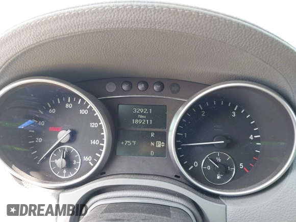 2009 Mercedes-Benz GL-Class 3.0L BlueTEC with VIN 4JGBF25E59A500388, listed as a IAAI auction lot 41772042 with 189,211 mi miles. Bid and sale history available at carsss.com. Image 7.