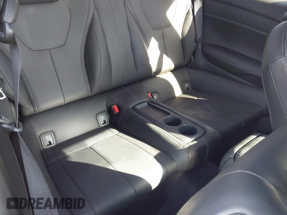 2018 Infiniti Q60 Luxe with VIN JN1CV7EK0JM200522, listed as a IAAI auction lot 41308958 with 28,015 mi miles and . Bid and sale history available at carsss.com. Image 8.