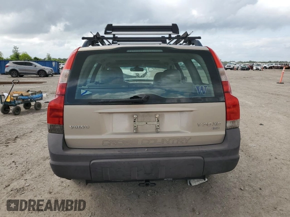 2002 Volvo V70 with VIN YV1SZ58D821075359, listed as a Copart auction lot 54994675 with 146,070 mi miles and Salvage title. Bid and sale history available at DreamBid. Image 6.