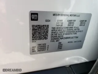2024 Chevrolet Tahoe LT with VIN 1GNSCNKD8RR167784, listed as a Copart auction lot 60349214 with 8,413 mi miles and Salvage Title. Bid and sale history available at carsss.com. Image 15.