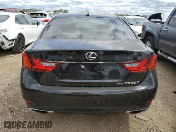 2015 Lexus GS 350 with VIN JTHCE1BL1FA004829, listed as a Copart auction lot 70366704 with 71,251 mi miles and Salvage Title. Bid and sale history available at carsss.com. Image 6.