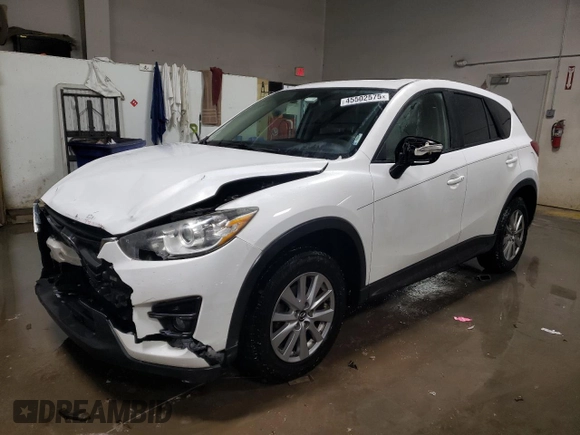 2016 Mazda CX-5 Touring with VIN JM3KE2CY7G0666474, listed as a Copart auction lot 45502575 with 162,881 mi miles and Salvage Title. Bid and sale history available at carsss.com. Image 1.