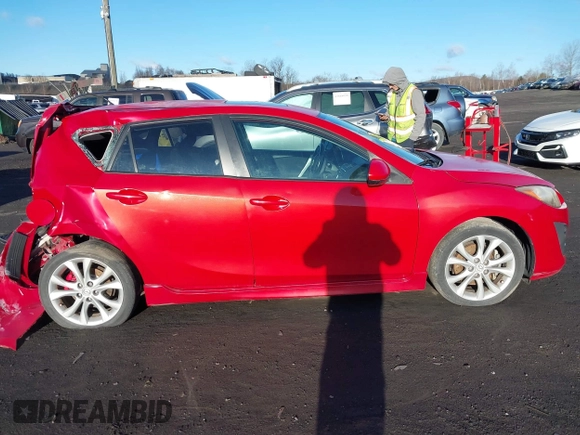 2011 Mazda 3 s Sport with VIN JM1BL1K62B1422162, listed as a IAAI auction lot 41850351 with 234,103 mi miles. Bid and sale history available at carsss.com. Image 13.