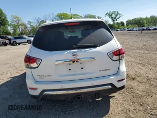 2014 Nissan Pathfinder Platinum with VIN 5N1AR2MN9EC656016, listed as a Copart auction lot 56662885 with 117,366 mi miles and Salvage title. Bid and sale history available at DreamBid. Image 6.