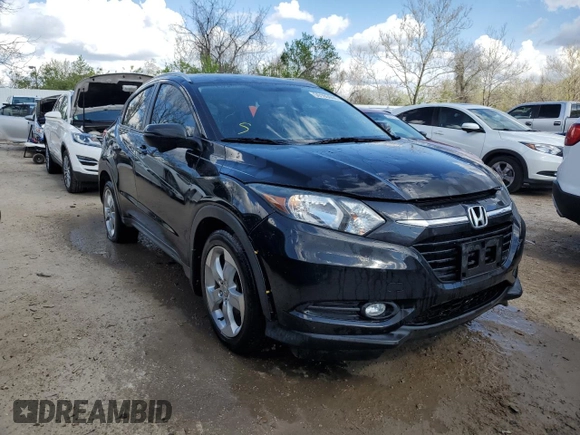 2016 Honda HR-V EX-L w/Navi with VIN 3CZRU6H7XGM730421, listed as a Copart auction lot 50185644 with 100,393 mi miles and Salvage Title. Bid and sale history available at carsss.com. Image 4.