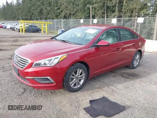 2016 Hyundai Sonata SE with VIN 5NPE24AF0GH261359, listed as a IAAI auction lot 42005720 with 100,889 mi miles and . Bid and sale history available at carsss.com. Image 17.