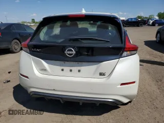 2023 Nissan LEAF SV Plus with VIN 1N4CZ1CVXPC550983, listed as a Copart auction lot 58573805 with 50,673 mi miles and Salvage title. Bid and sale history available at DreamBid. Image 6.